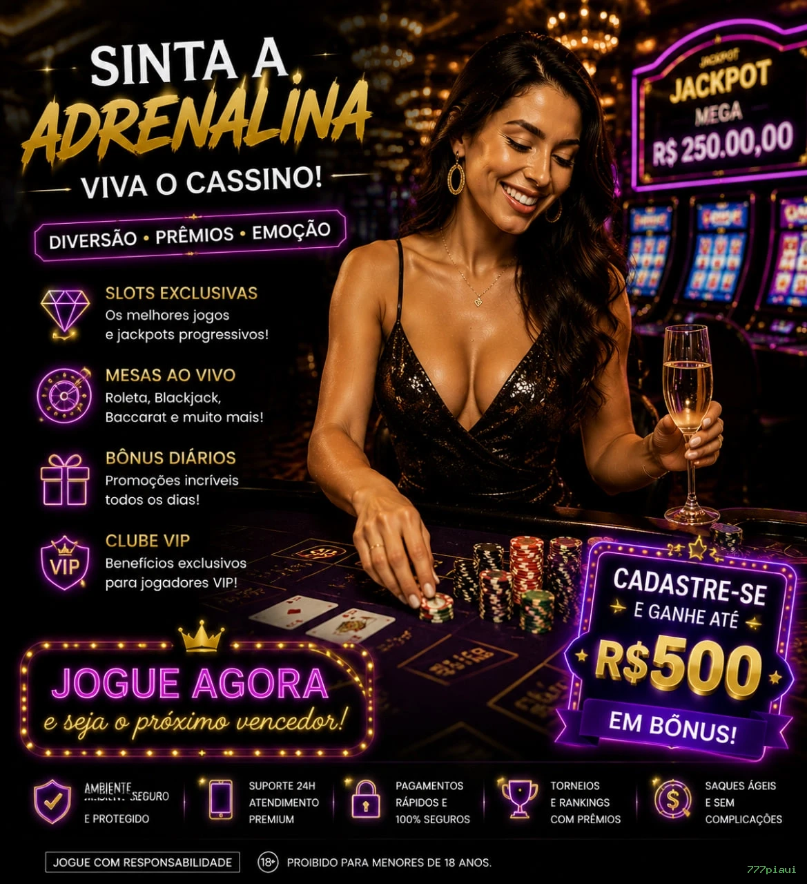Promoções e bônus exclusivos da 777piaui